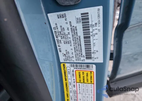 2021 Ford Bronco Sport Big Bend z USA, uszkodzony, nr VIN 3FMCR9B60MRA99042